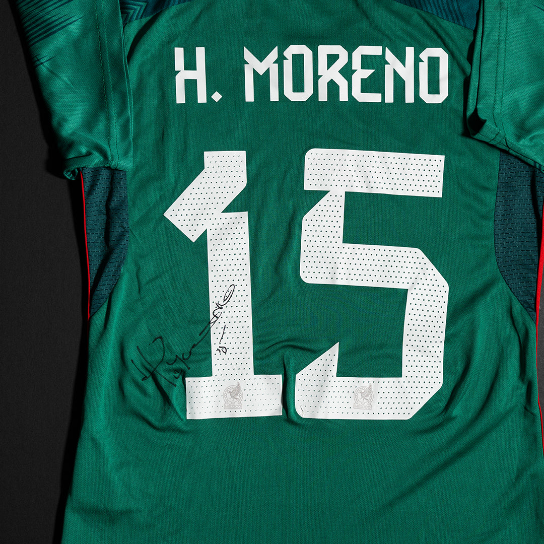 Jersey Firmado Hector Moreno - México Mundial 2022